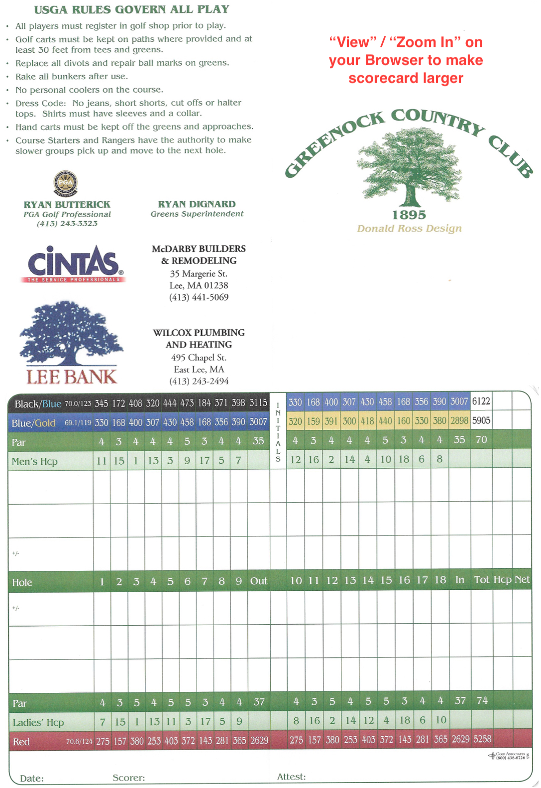 heatherdowns country club scorecard Lizabeth Wampler